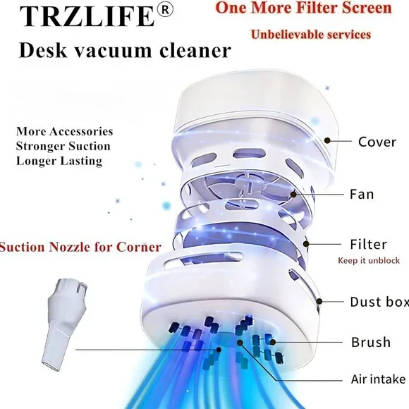 Mini Table Vacuum Cleaner - Picture 4 of 4